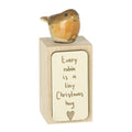 ‘Every robin is a tiny Christmas hug’ wooden ornament
