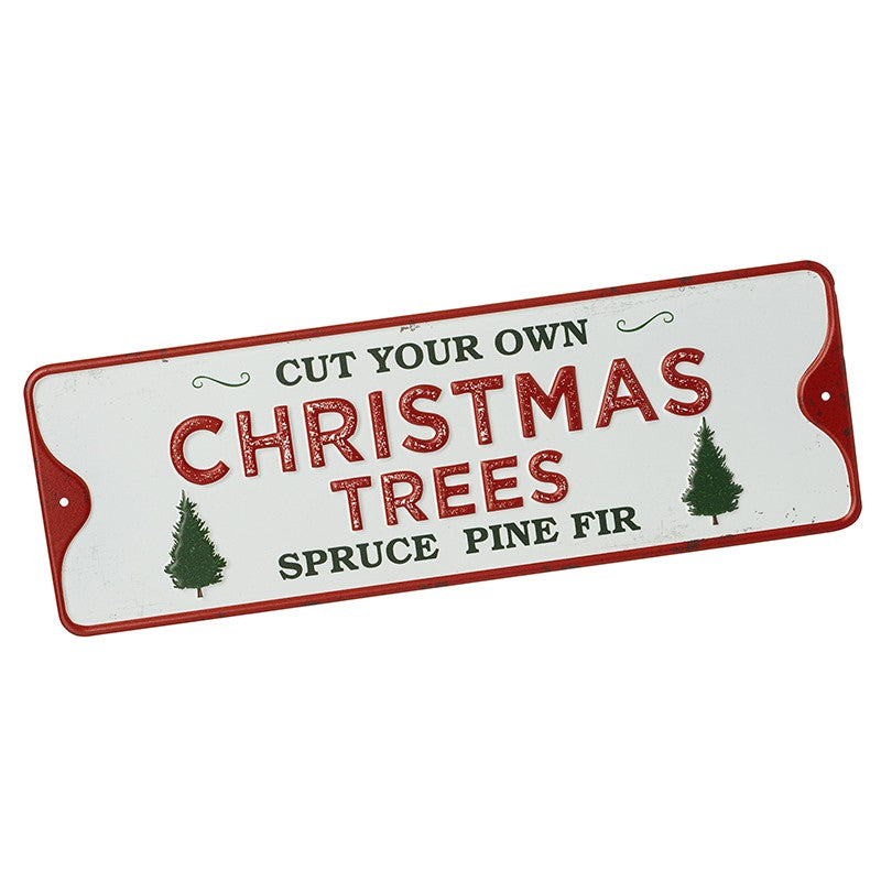 Cut your own trees sign