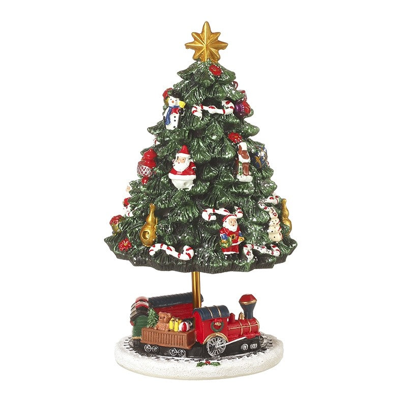 Music revolving Christmas tree