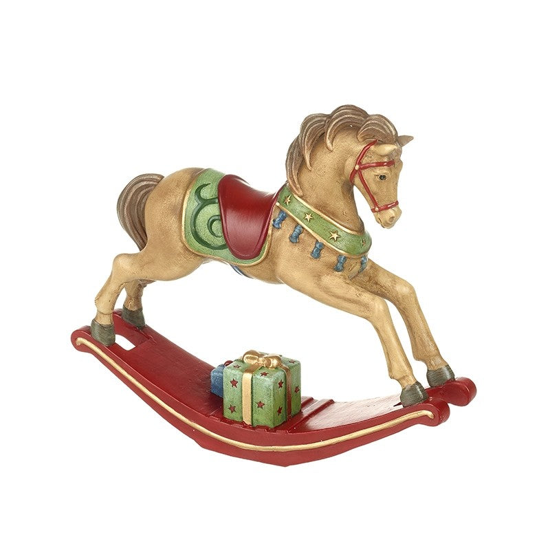 Traditional style rocking horse ornament