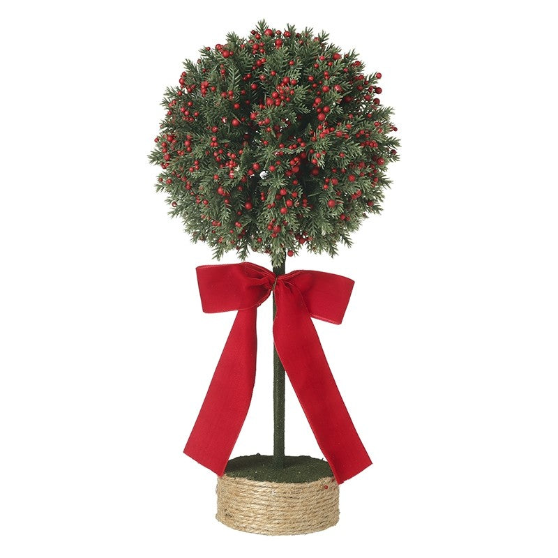 Red berry tree with red ribbon (Large)