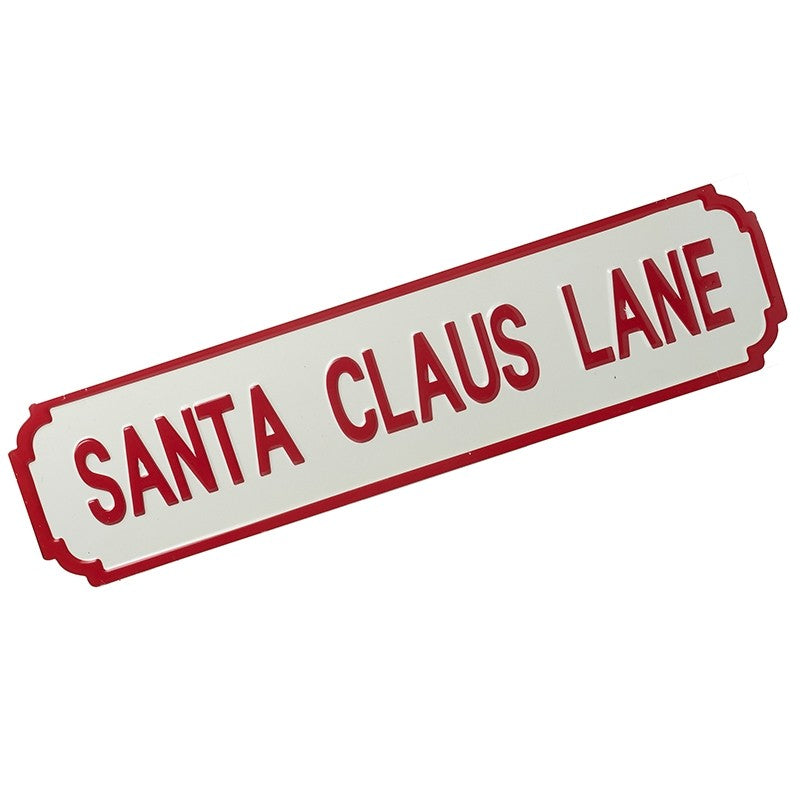 Santa Claus Lane sign