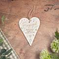 'Engaged' ceramic heart