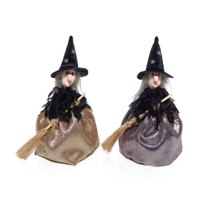 Silver and gold witches