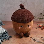 Toadstool tales brown acorn doortstop