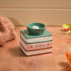 Cosy chapter book stack wax melt burner