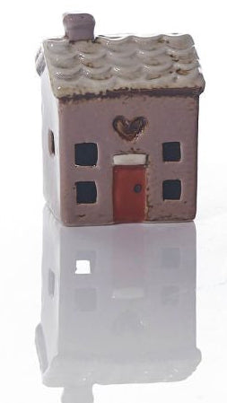 Cottage stoneware mini houses
