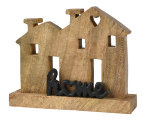 ‘Home’ wooden sentimental ornament