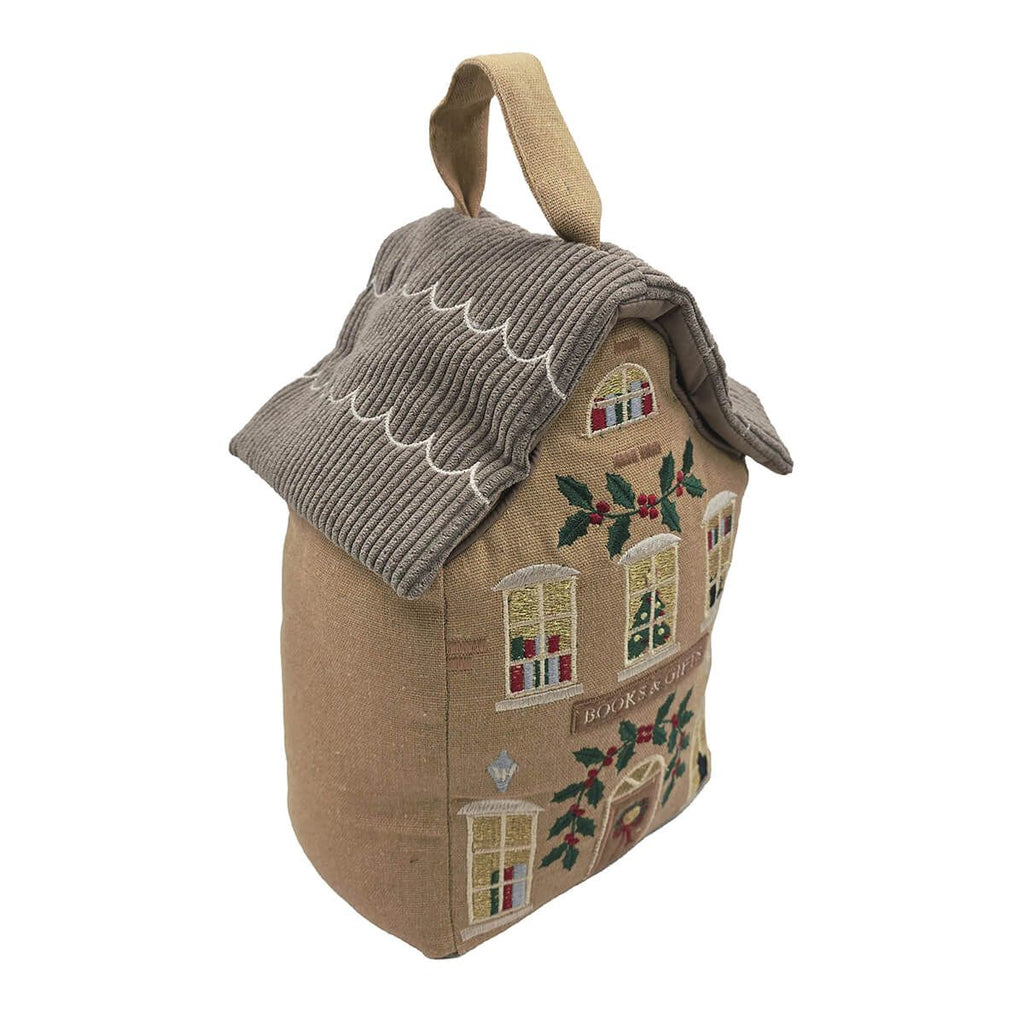 Christmas market fabric door stop