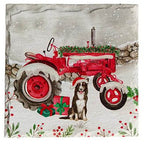 Christmas farm landy & tractor coasters