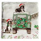 Christmas farm landy & tractor coasters