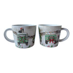 Christmas farm stoneware gift box mug