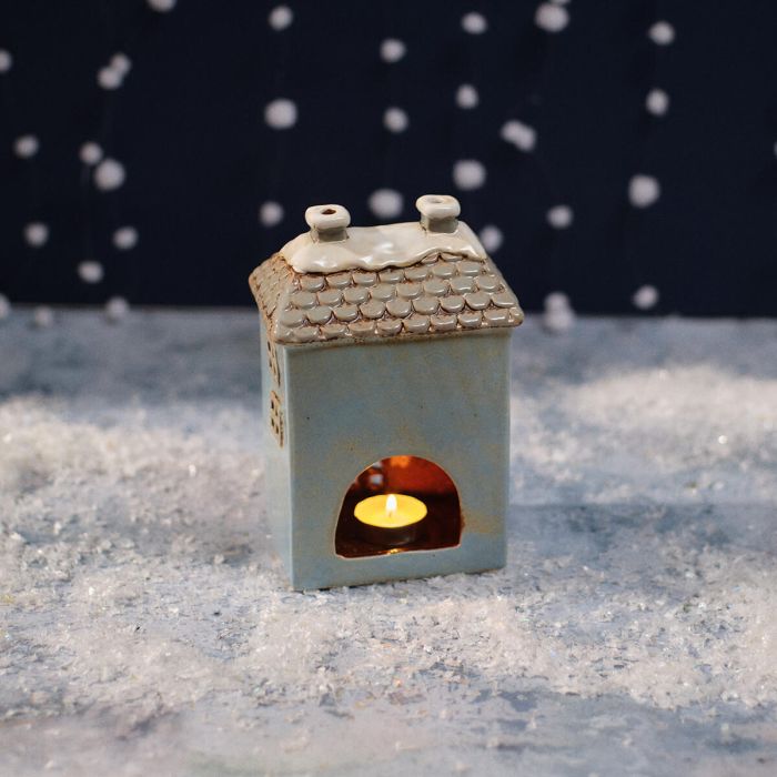 Christmas market old bakery tea light house