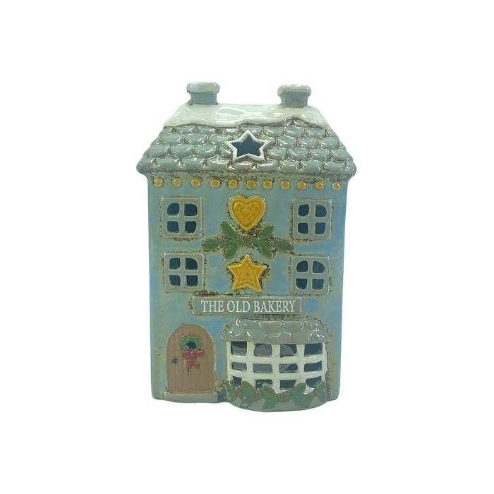 Christmas market old bakery tea light house