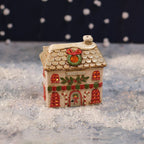 Christmas market stoneware sweet shop Tealight house