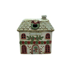 Christmas market stoneware sweet shop Tealight house