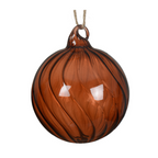 Glossy glass swirl pattern hanging decs (2 Styles)