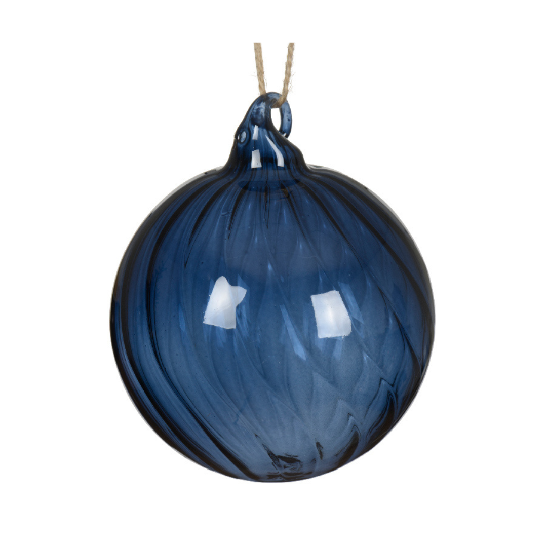 Glossy glass swirl pattern hanging decs (2 Styles)