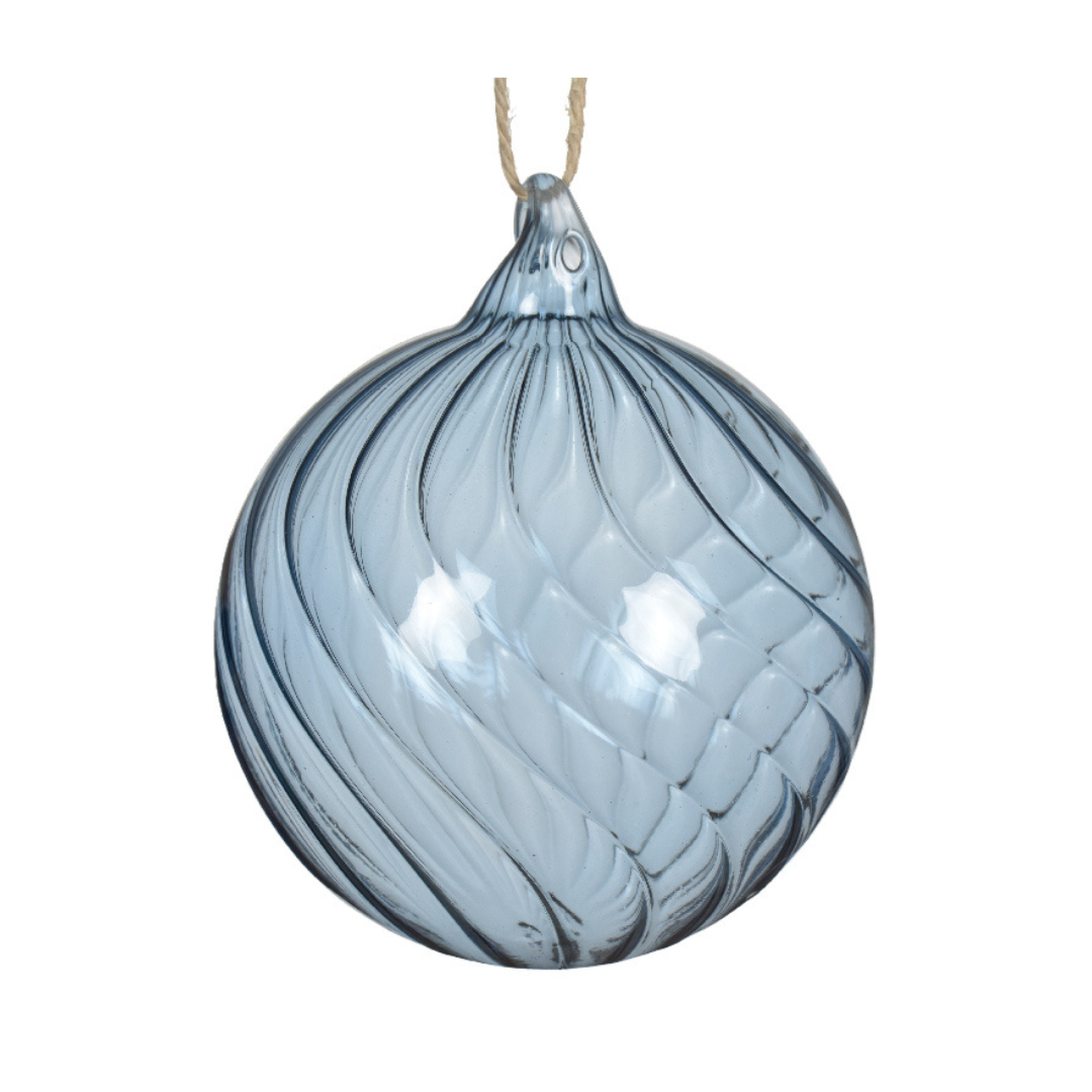 Glossy glass swirl pattern hanging decs (2 Styles)