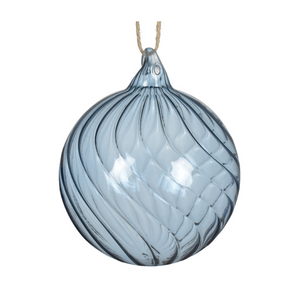 Glossy glass swirl pattern hanging decs (2 Styles)