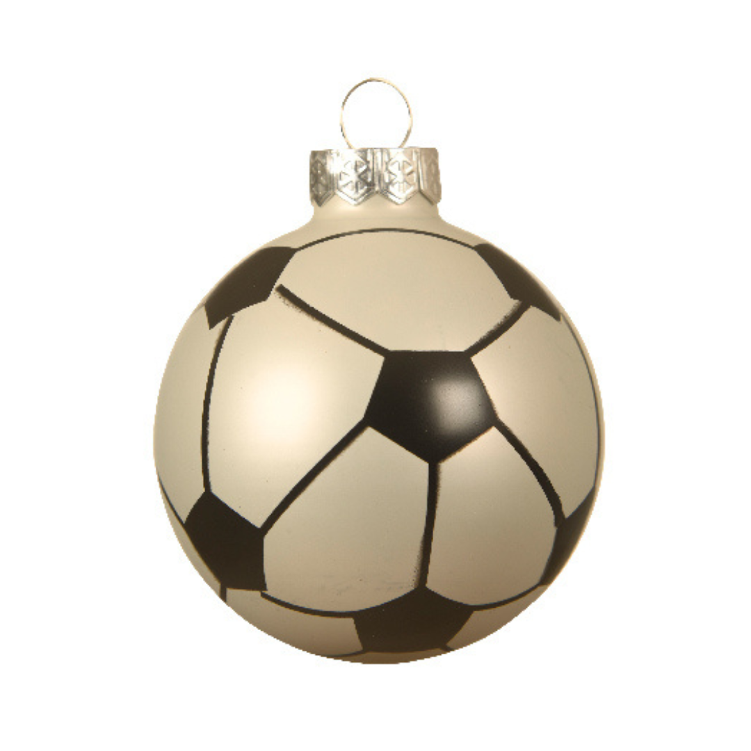 Sports ball glass baubles (6 Styles)