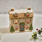 Holly cottage with dormer windows tealight holder