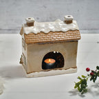 Holly cottage with dormer windows tealight holder