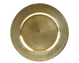 Elegant gold charger plate