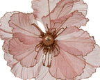 Poppy flower clips