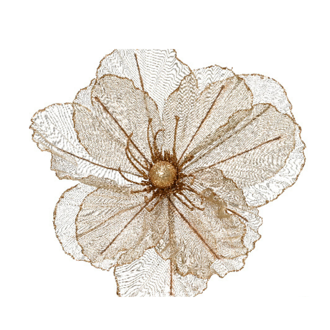 Poppy flower clips