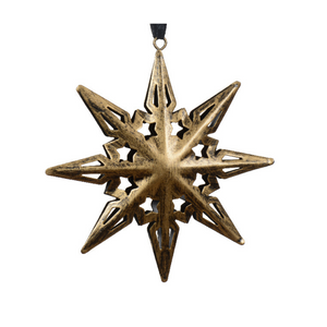 Cut out star iron hanging decs (2 Styles)