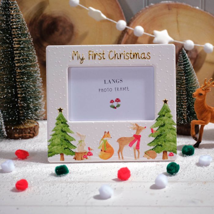 My first Christmas photo frame