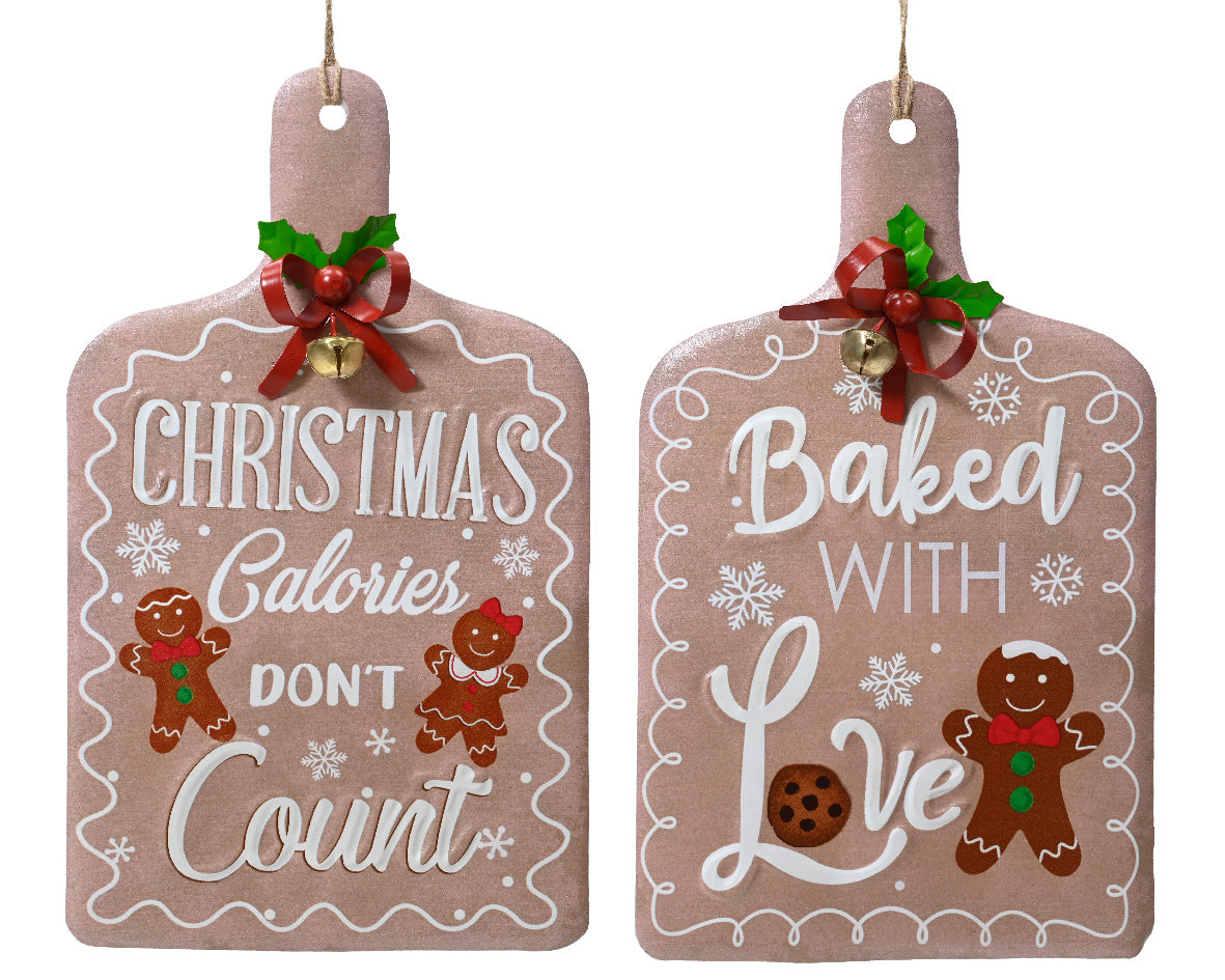 Christmas baking iron chopping board decoration (2 Styles)