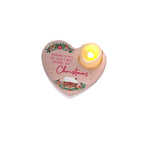 ‘No place like home’ ceramic heart Tealight holder