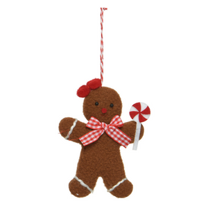 Baker gingerbread hanging dec characters (4 Styles)