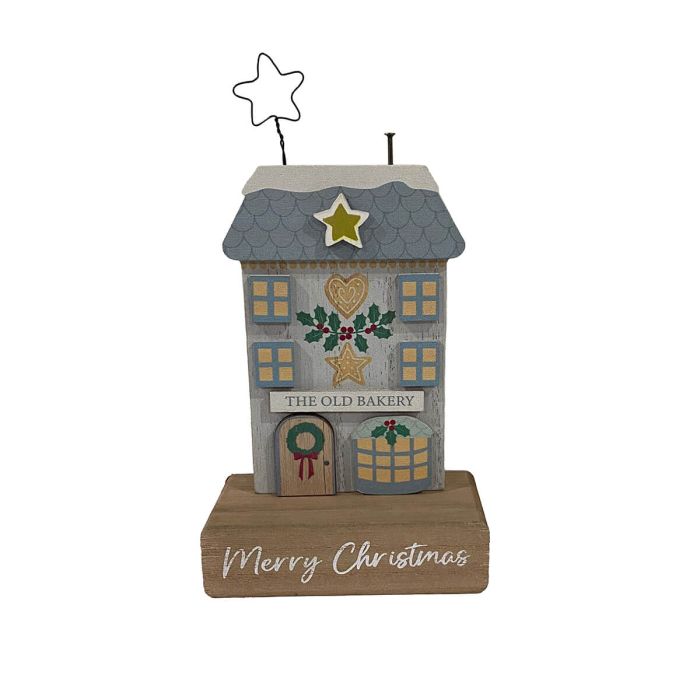 Christmas market Old Bakery wooden shop