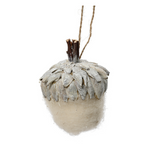 Wool acorn hanging dec (2 Styles)