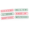 Elf crew embossed street sign