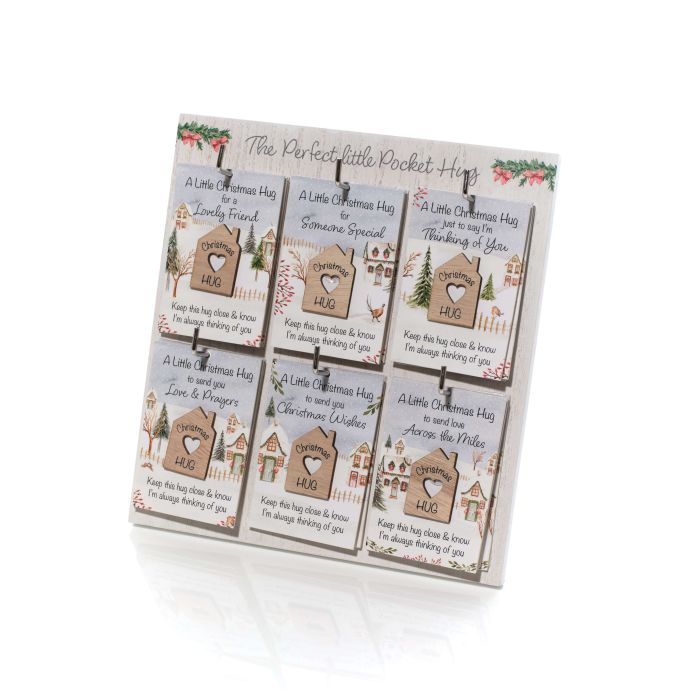 Holly cottage Christmas pocket hug