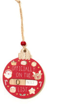 Santa’s naughty & nice list baubles