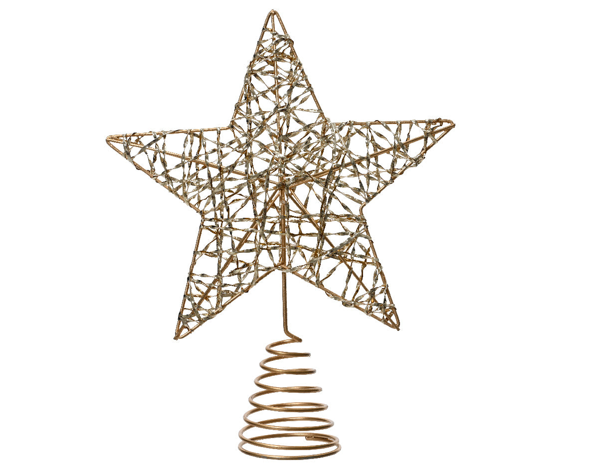 Gold spangle tree topper