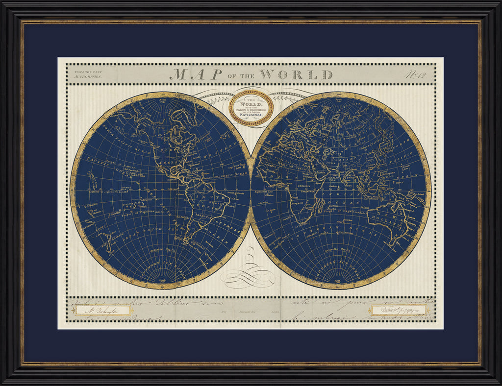 Torkington’s World Map by Sue Schlabach