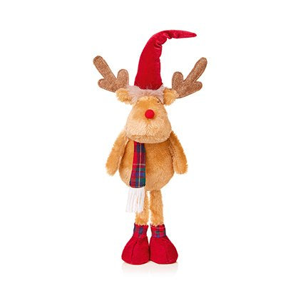 37cm plush standing Christmas reindeer