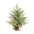 60cm flocked natural touch tree
