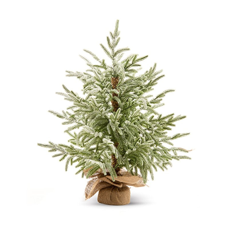 60cm flocked natural touch tree