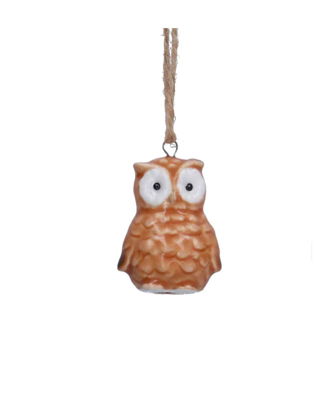 Ceramic owl hanging dec