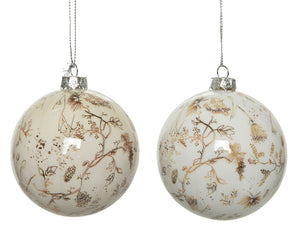 Woodland shatterproof bauble (2 Styles)