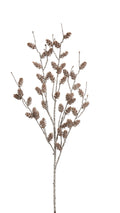 Frosted pinecone branch