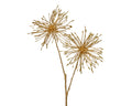 Gold spray fantasy onion on stem