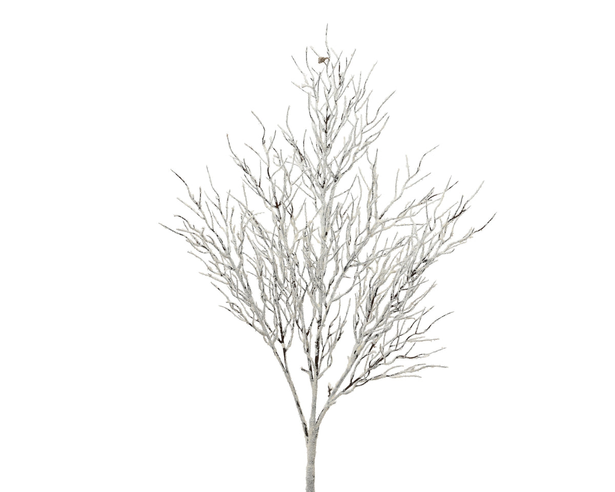 Spray plastic snow branch